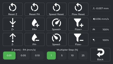 Fine Tune panel
