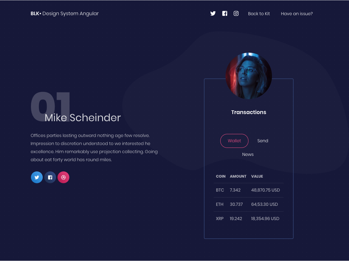 Profile Page