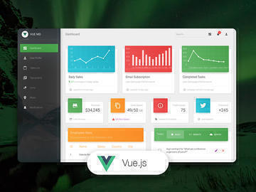 Vue Material Dashboard