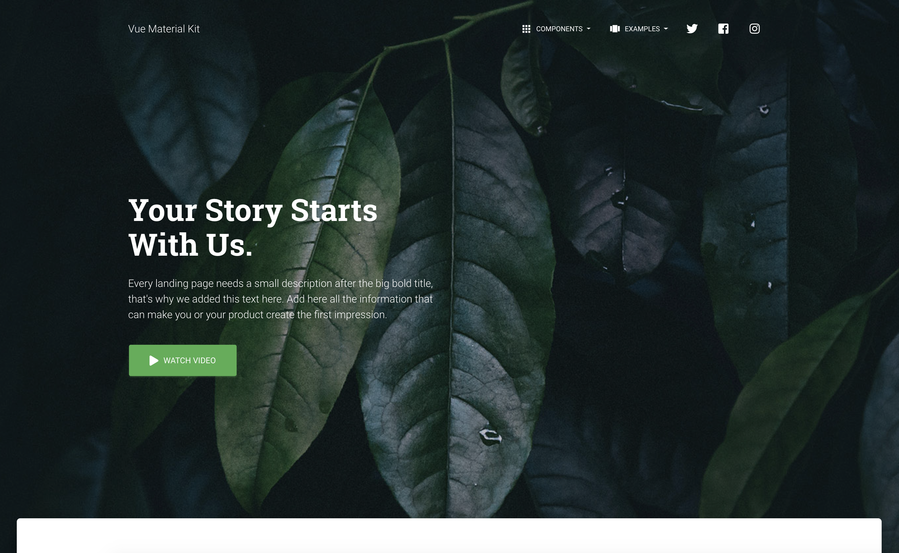 Landing Page