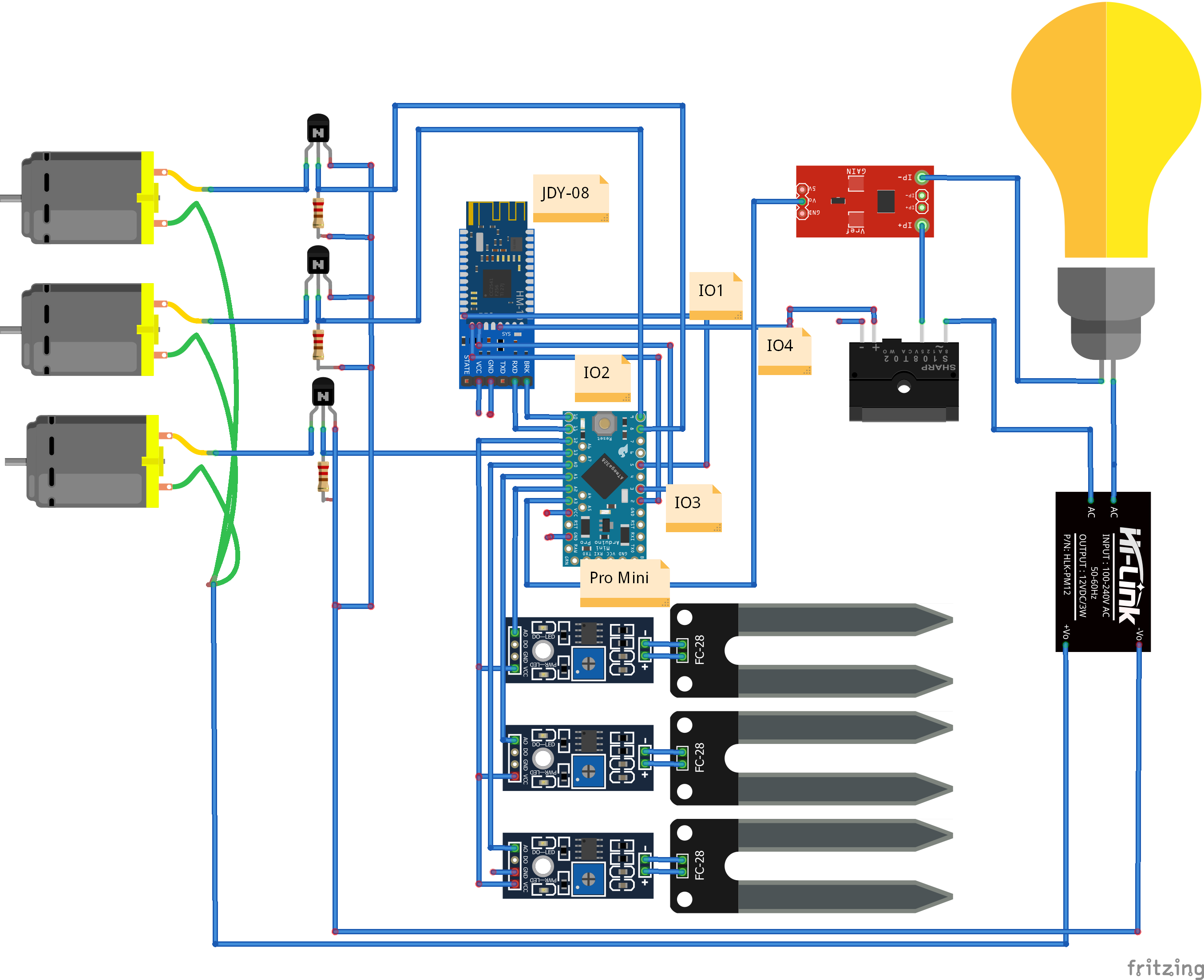 Схема домашнего огорода своими руками на Arduino