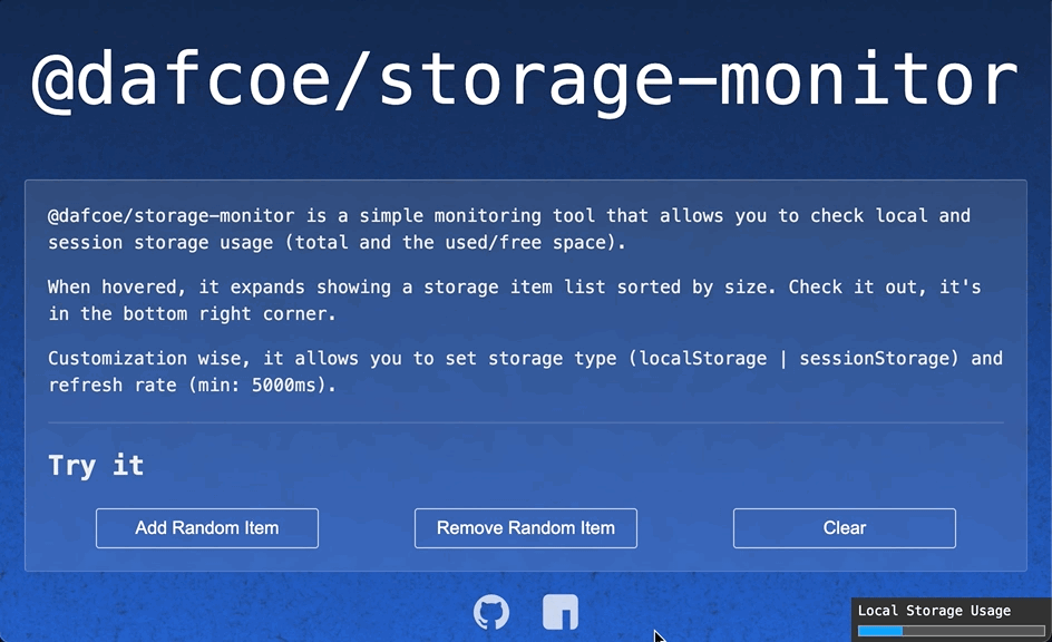 @dafcoe/storage-monitor sample