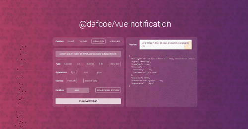 @dafcoe/vue-notification sample
