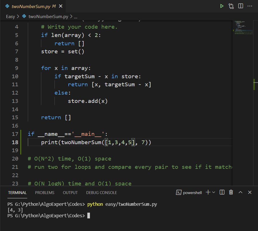 Running a code on Python demo
