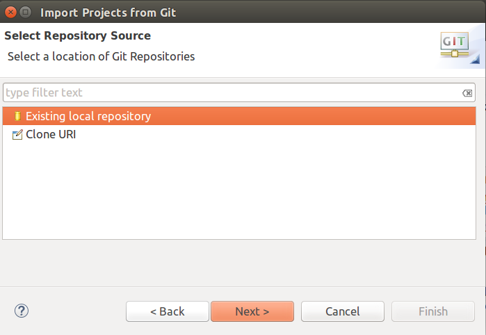 Existing repository