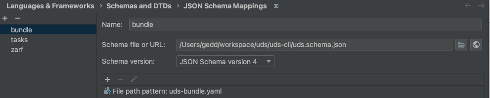 Goland Schema Mapping