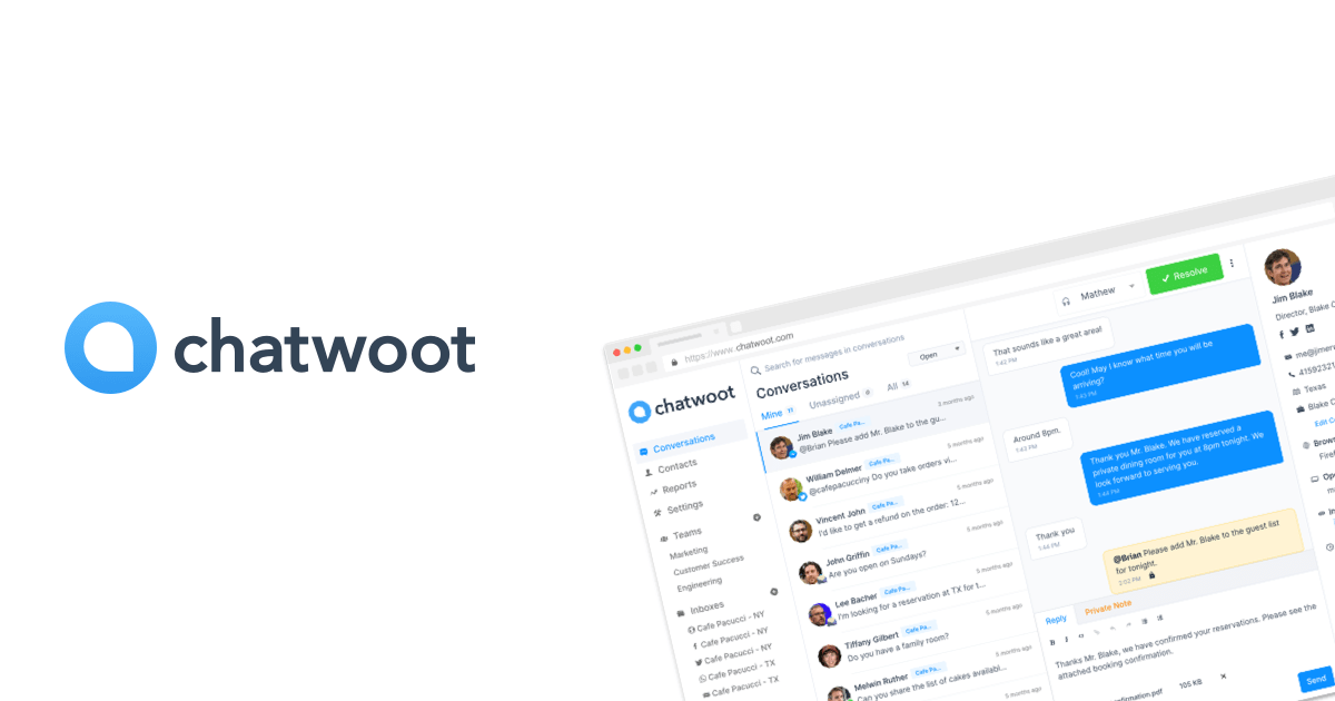 サイト埋込型サポートチャットの新しい選択肢「chatwoot」