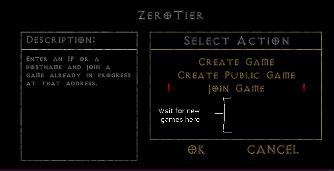 Image showing where joinable games will appear