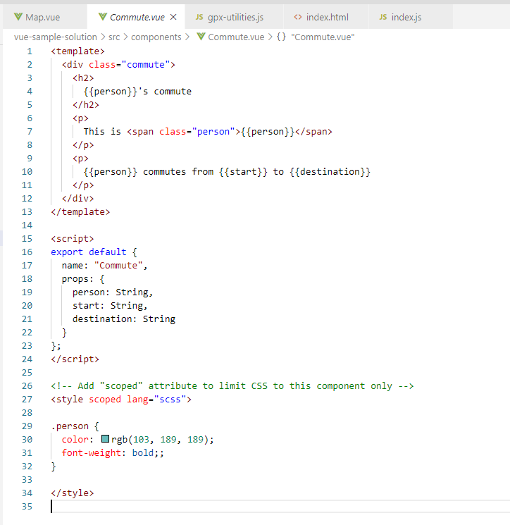 Vue file