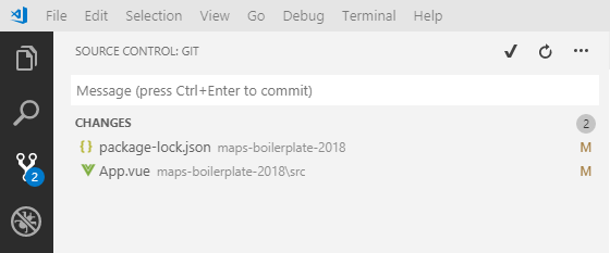 Git changes