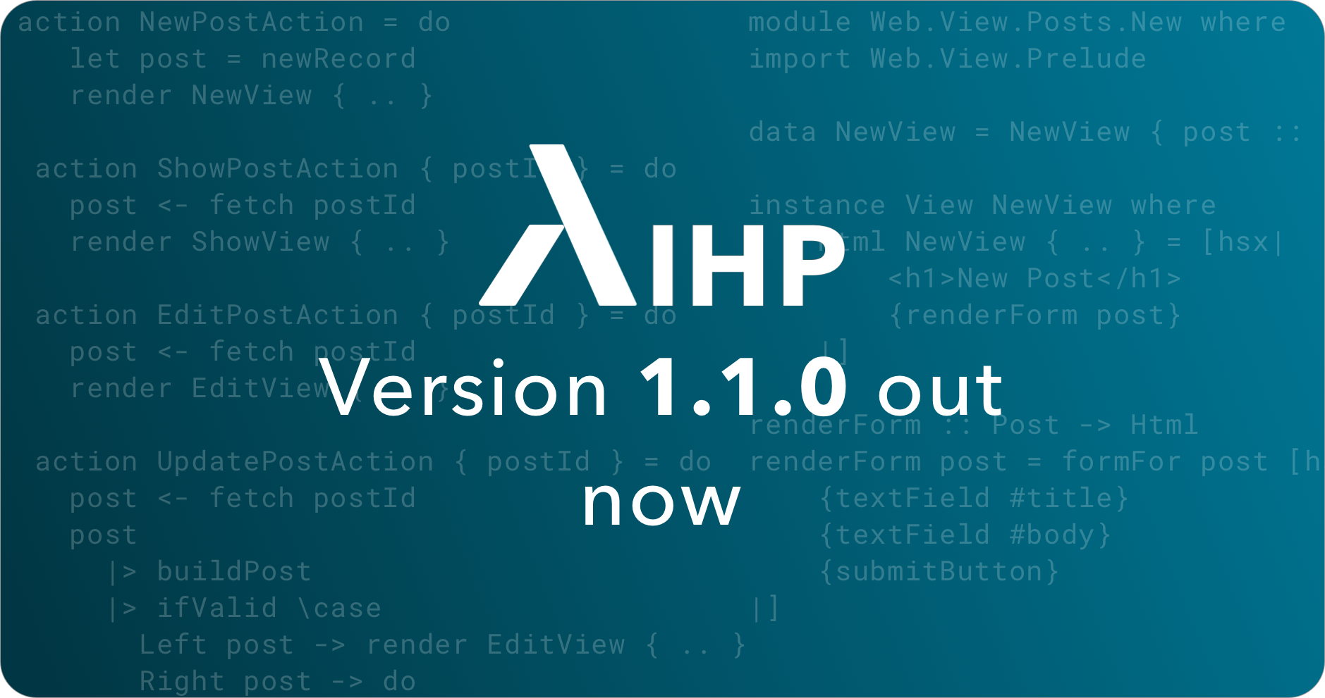 IHP v1.1.0 is out now
