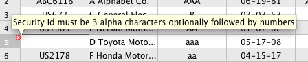 Text editor control decoration