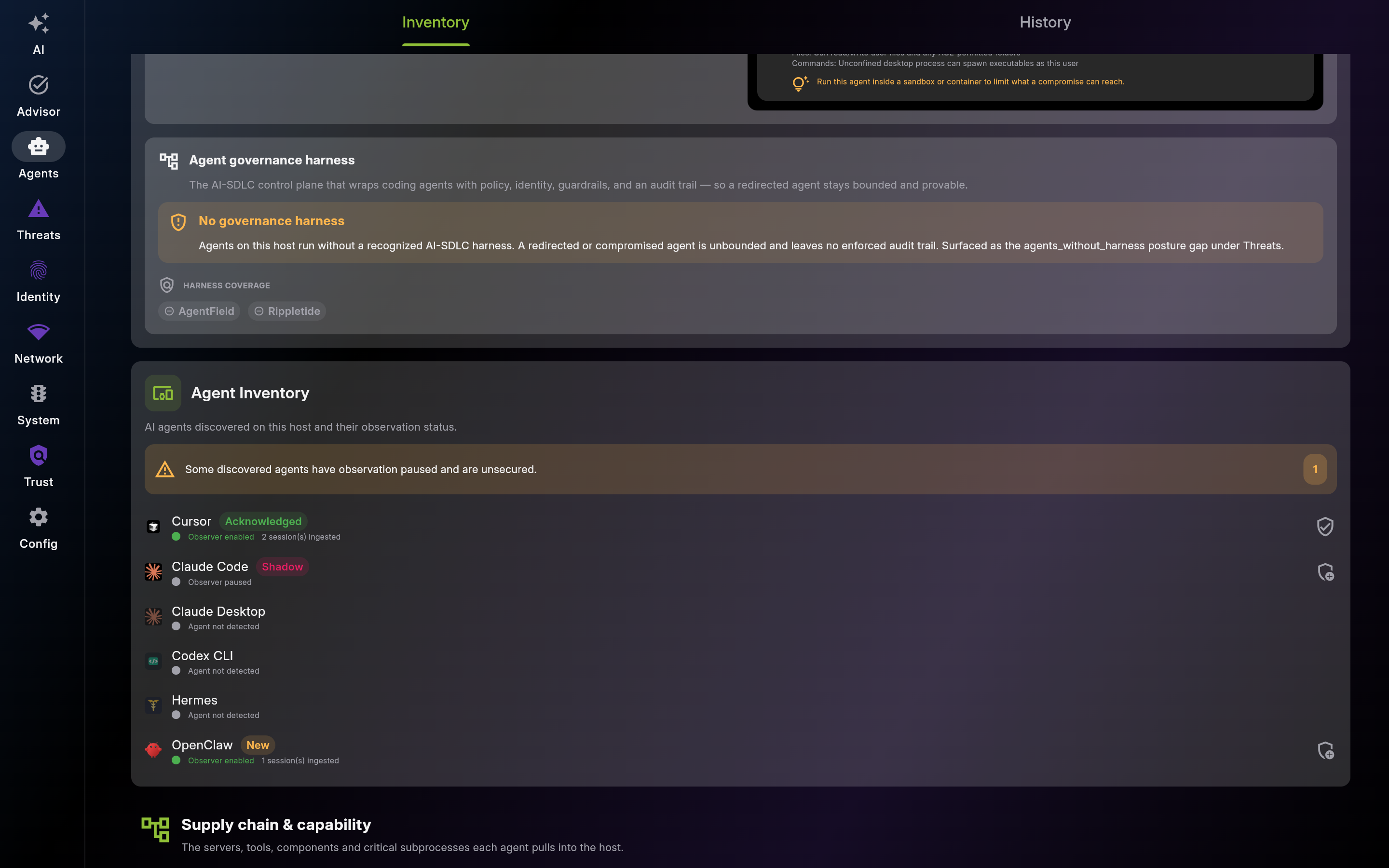 Agent Visibility – Advanced View (Full Structural Page) - part 3