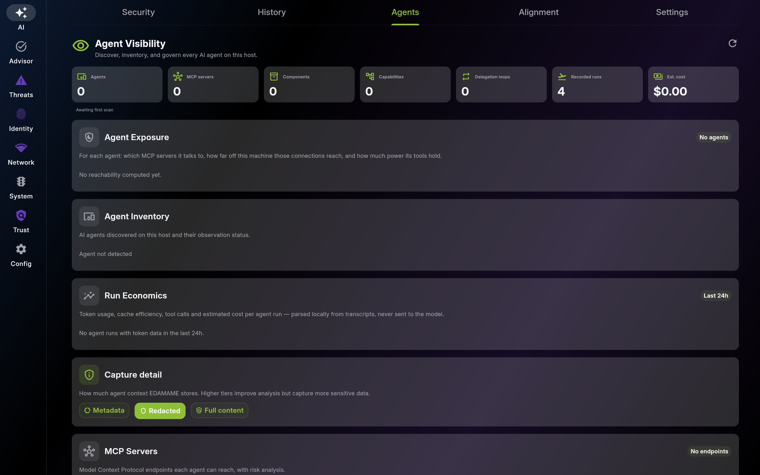 Agents – Divergence Monitor with Easy / Advanced Views
