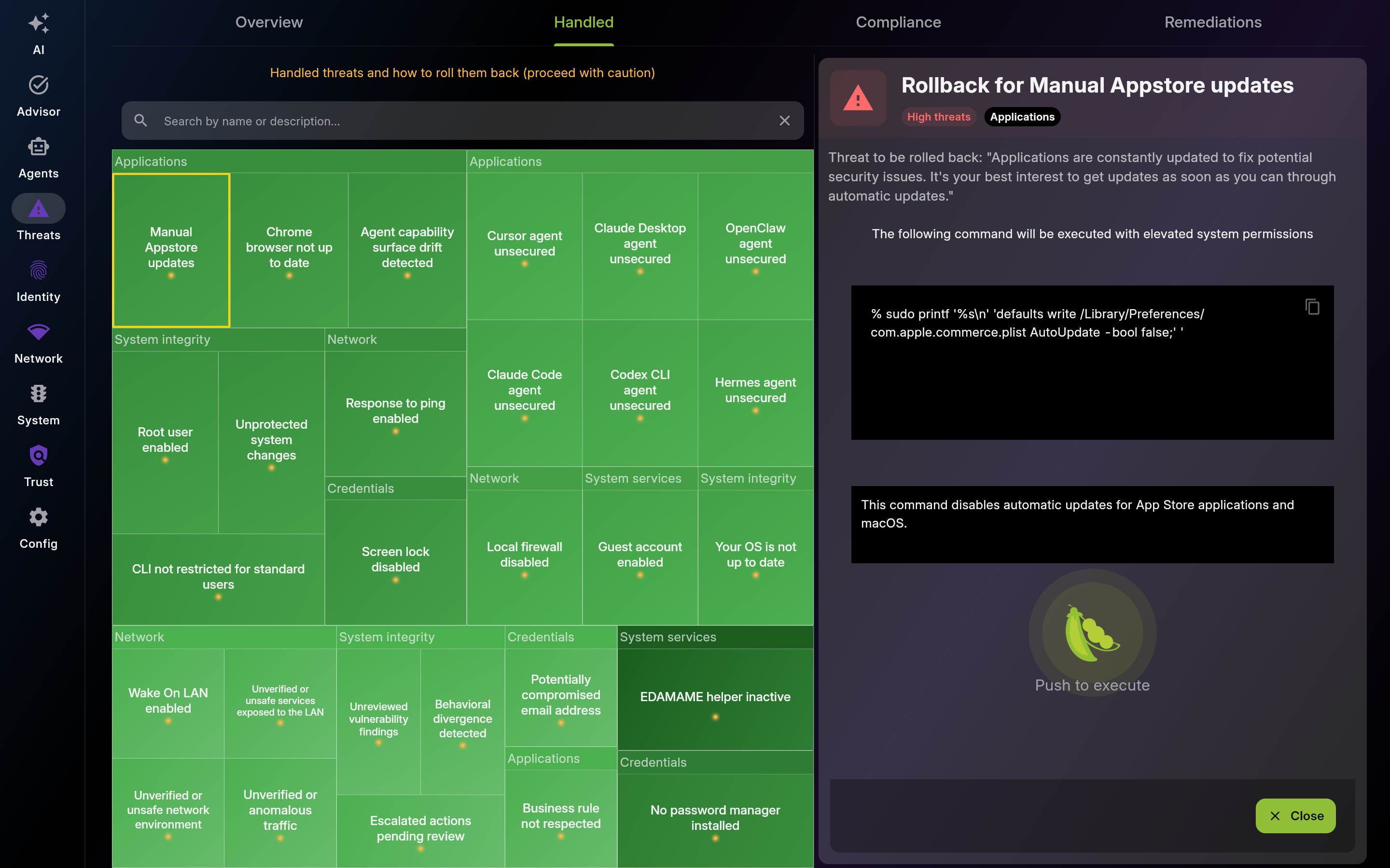 Handled – Resolved Threats - Detail