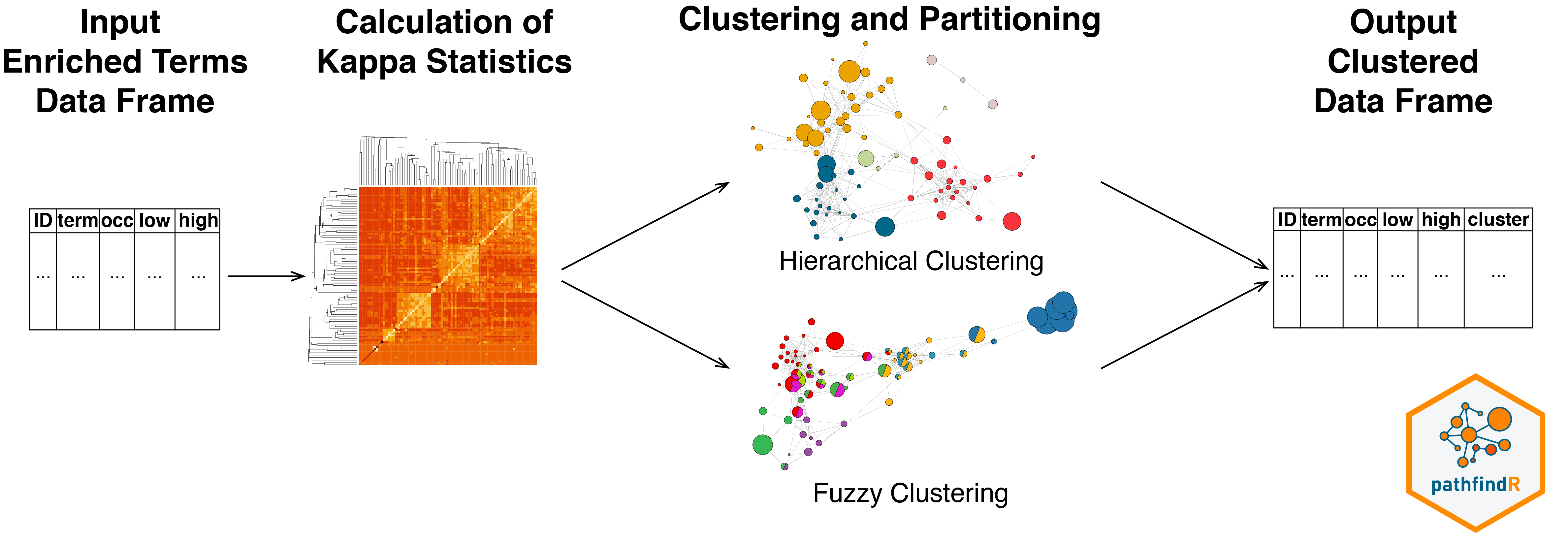 Enriched Terms Clustering Workflow
