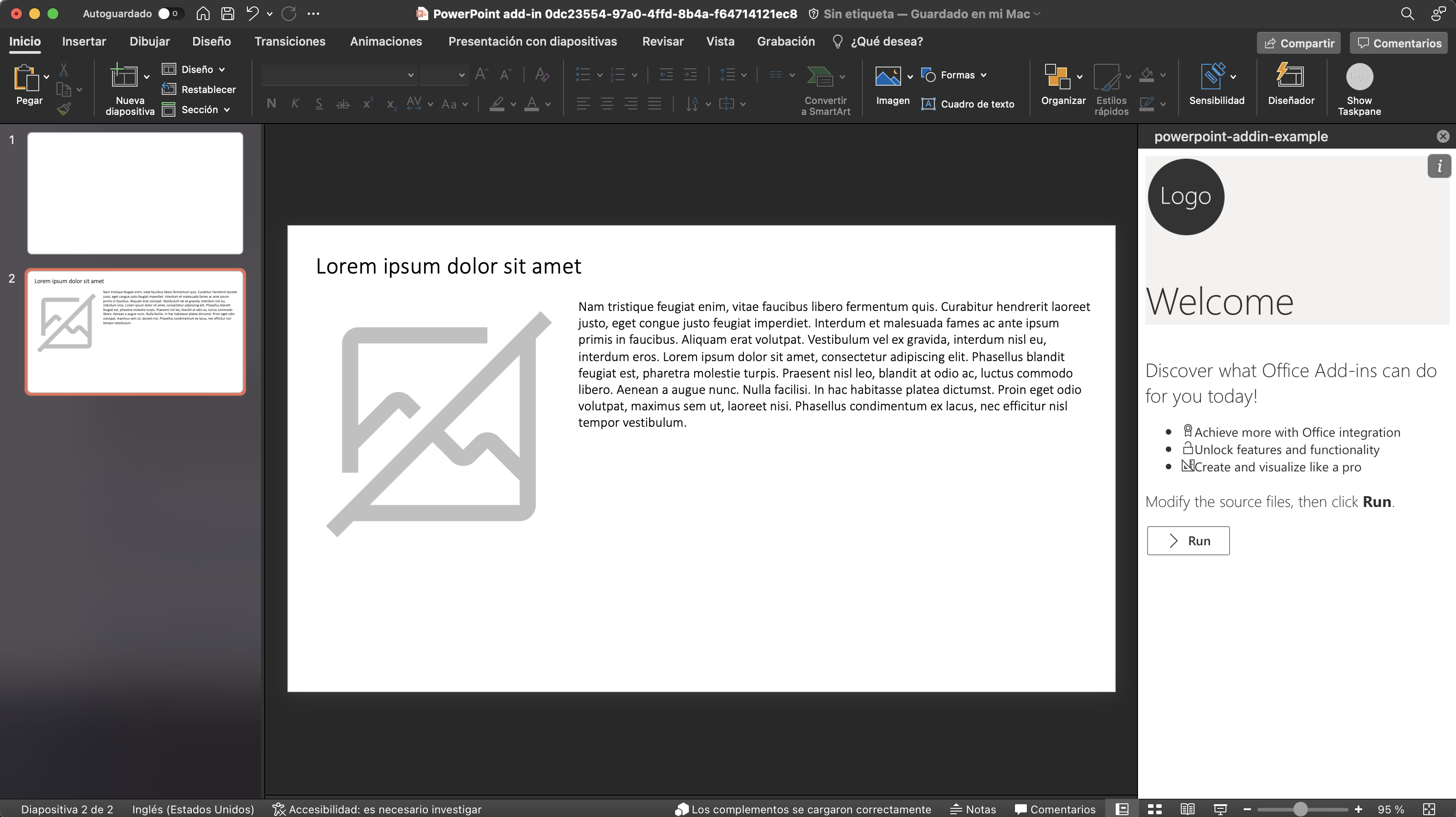 PowerPoint desktop expected result