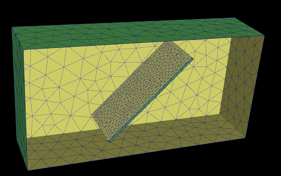 Complete Mesh for a damper in a duct (starting from an STL geometry ...