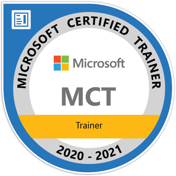 Microsoft Certified Trainer 2020-2021