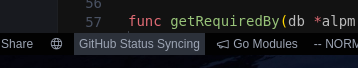 GitHub Status Syncing
