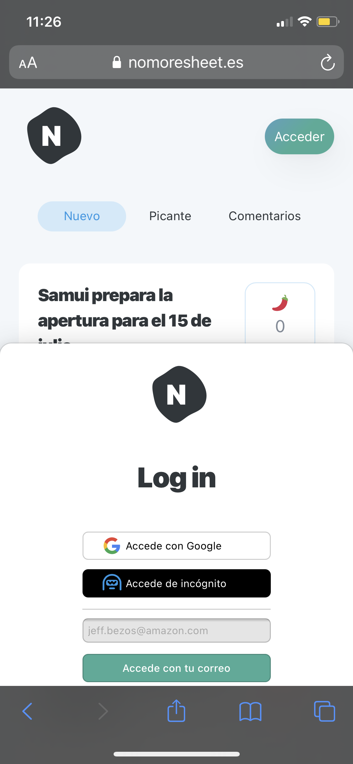 Position absolute and iOS modal behind Safari navigation bar
