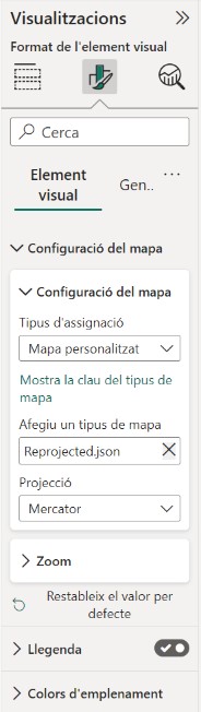 Configure map in Power BI