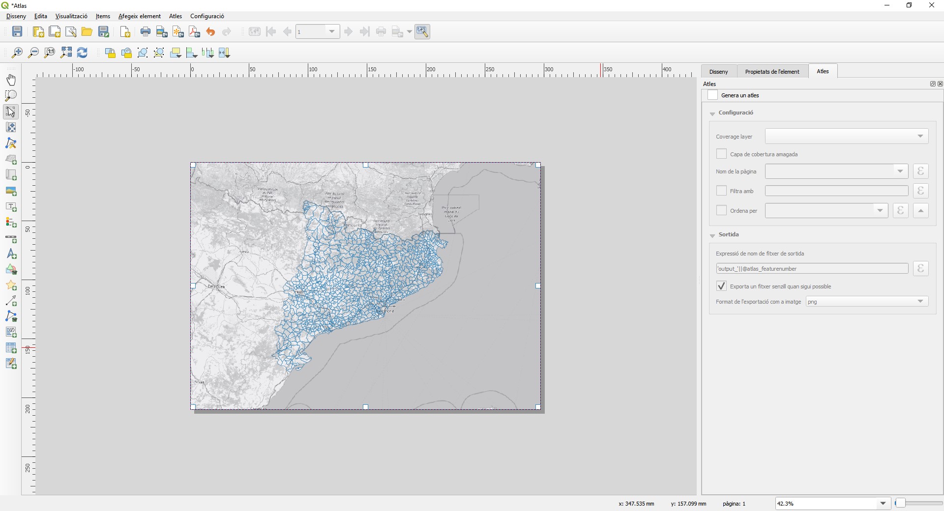 Draw map QGIS