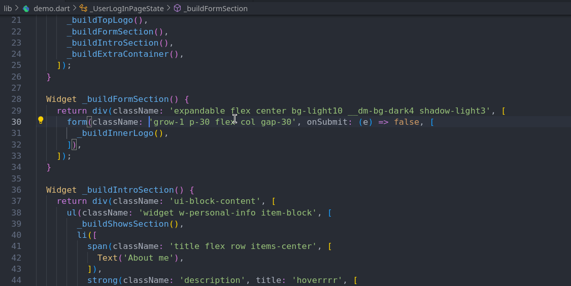 Visual-JSX Preview