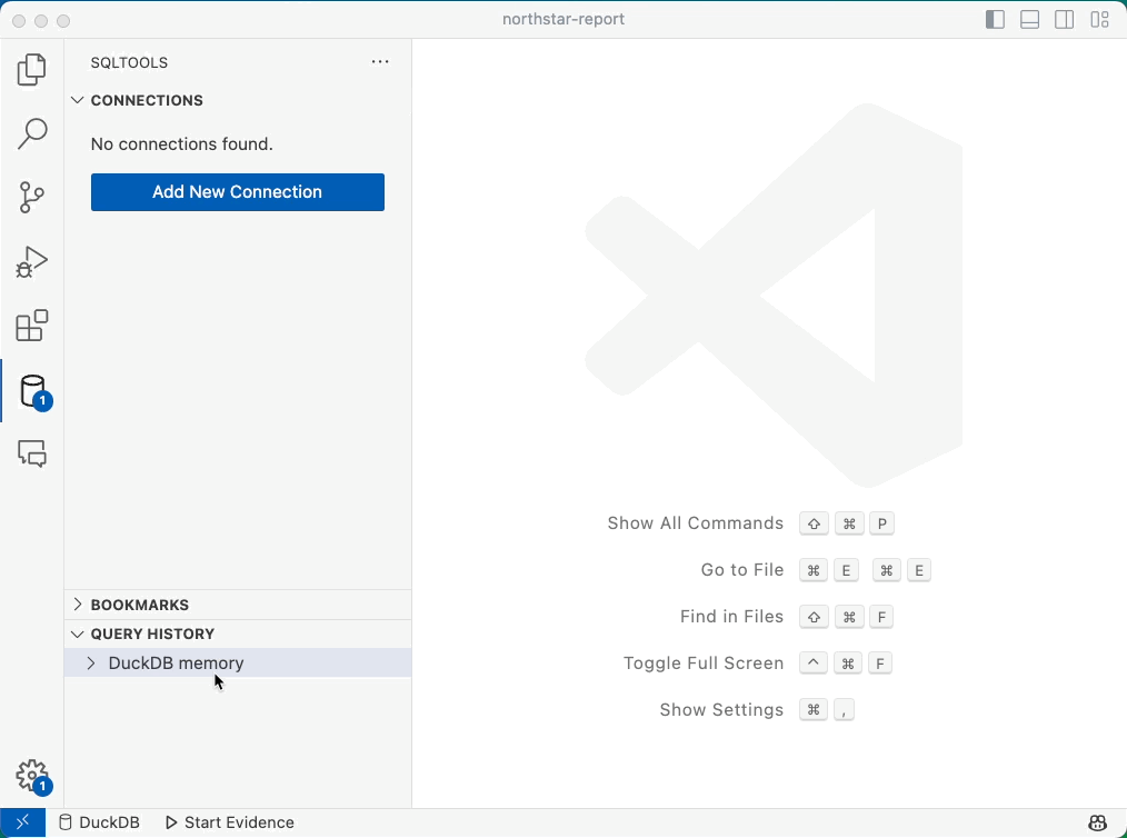 Connect In-Memory DB