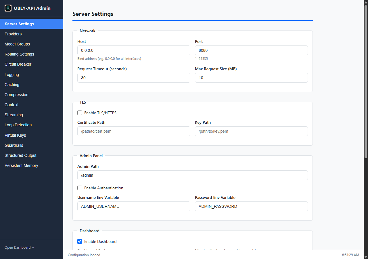 Admin Panel