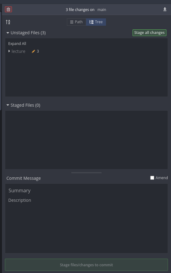 depicting the contents of the course template repository on github