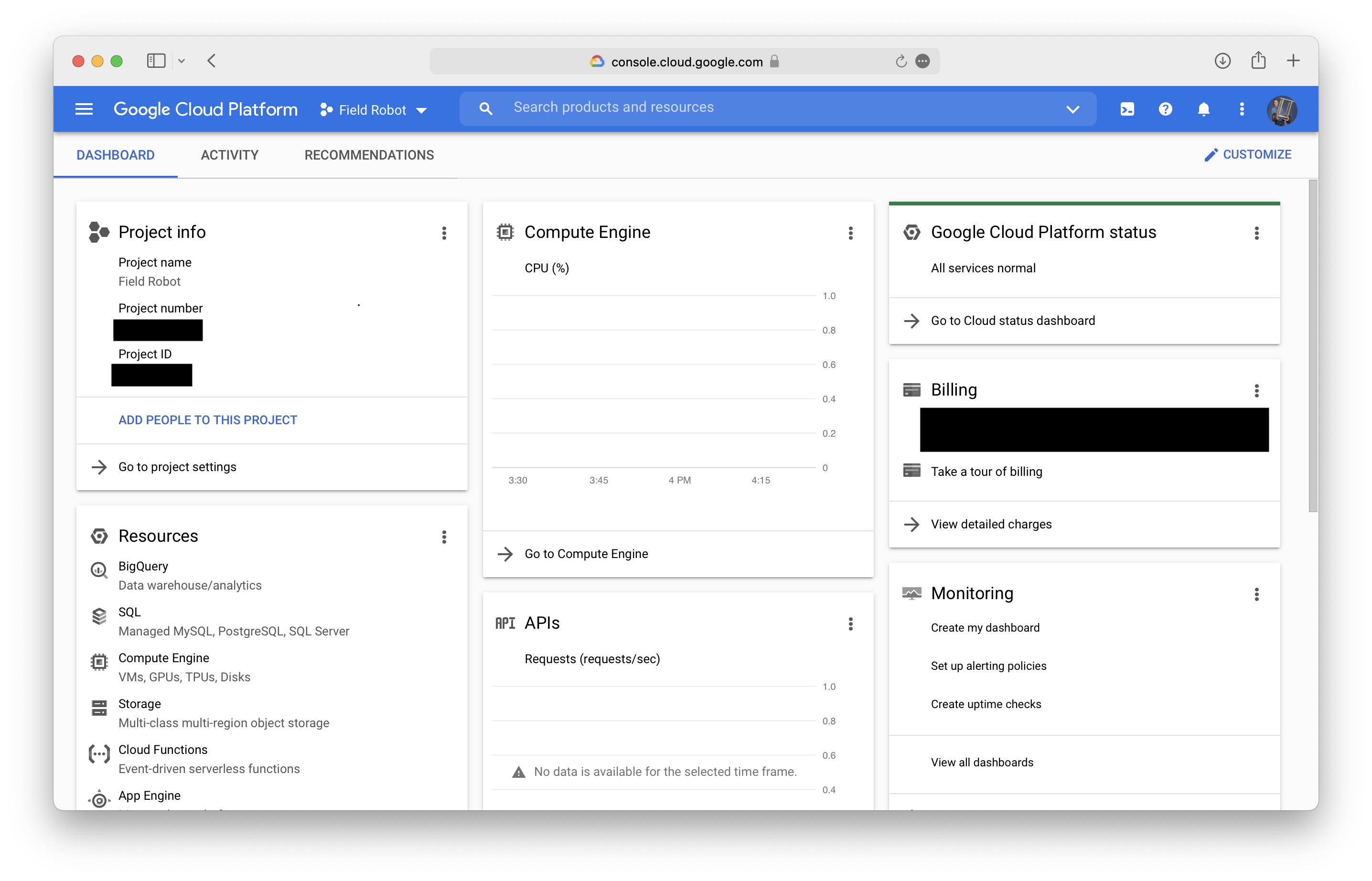 Google Cloud Console