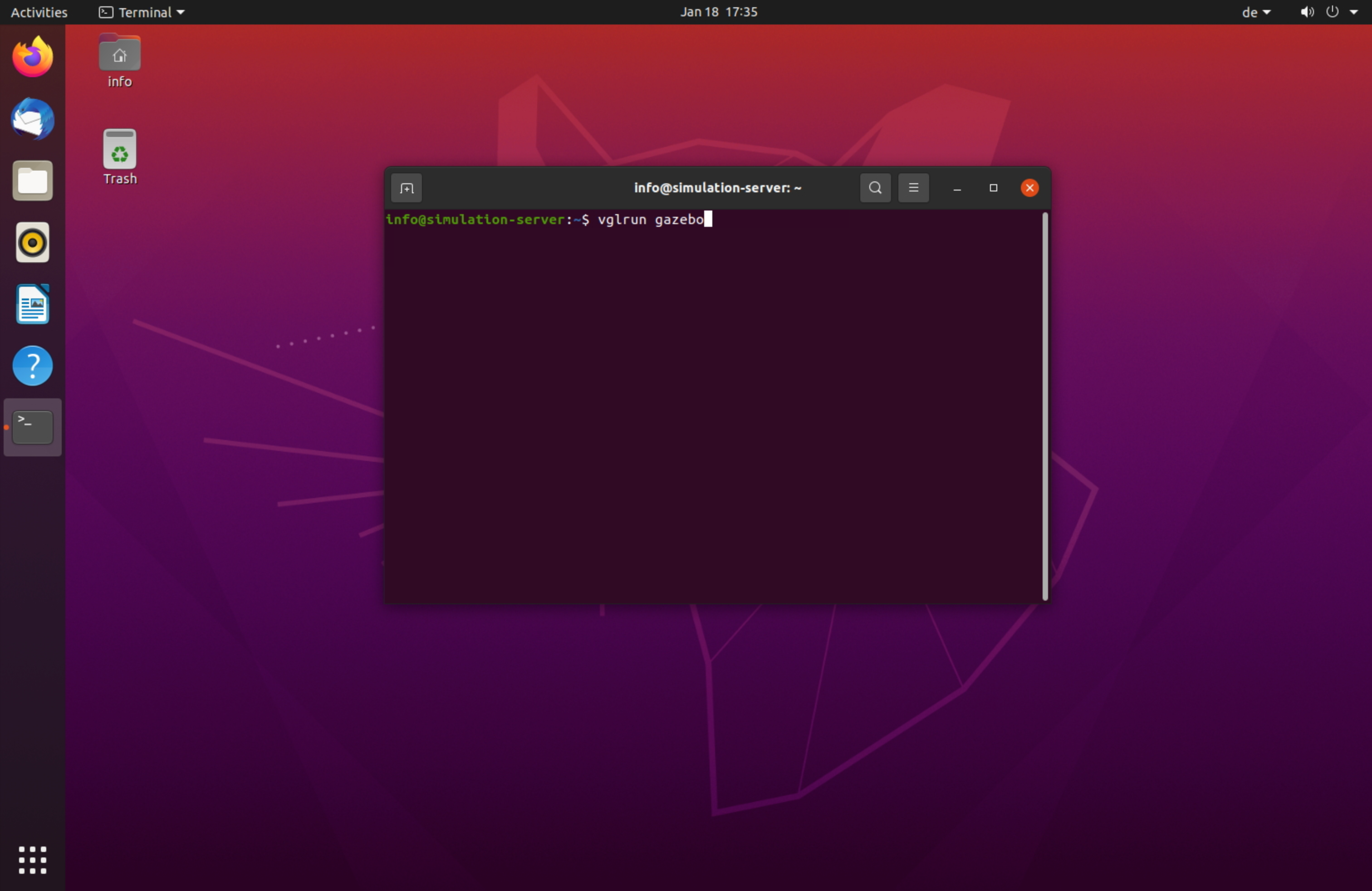 TurboVNC Client VGL Run