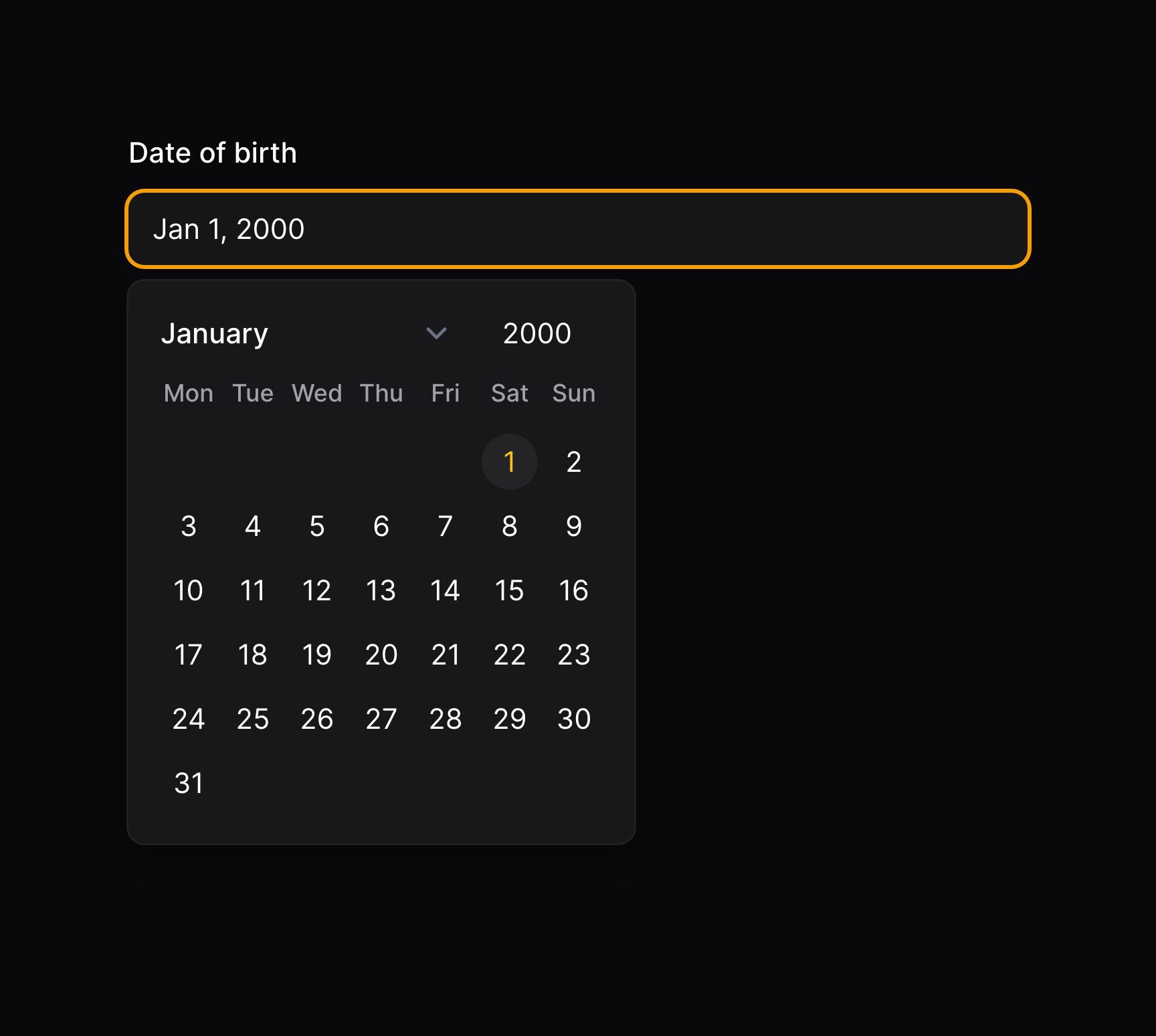 JavaScript-based date time picker