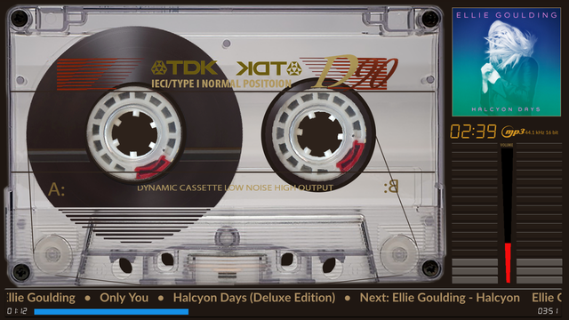 A cassette skin