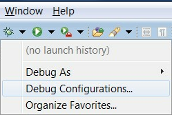 Debug Configurations