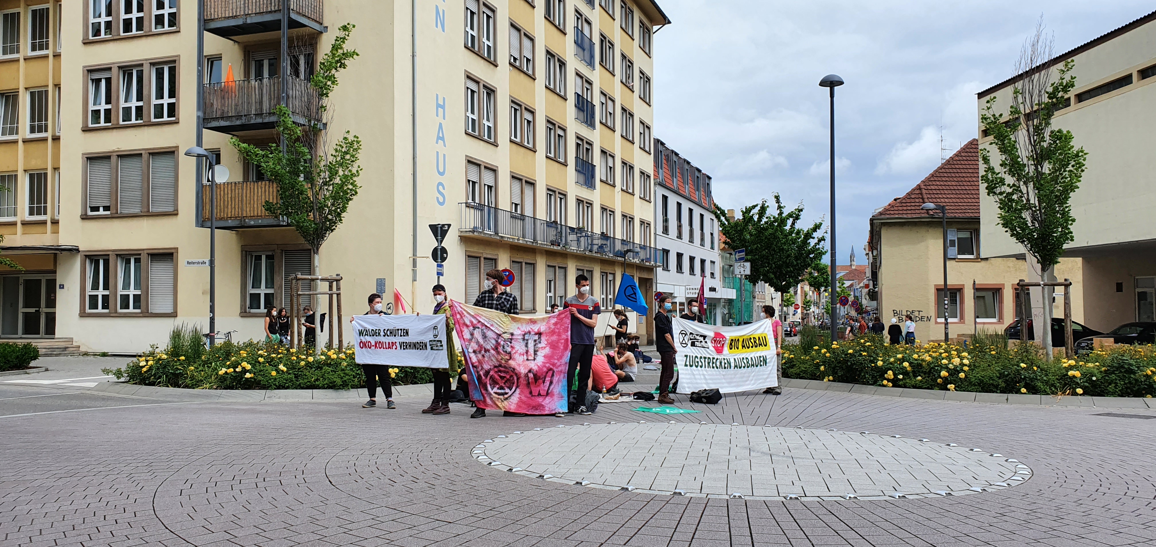 Blockade Königsstraße
