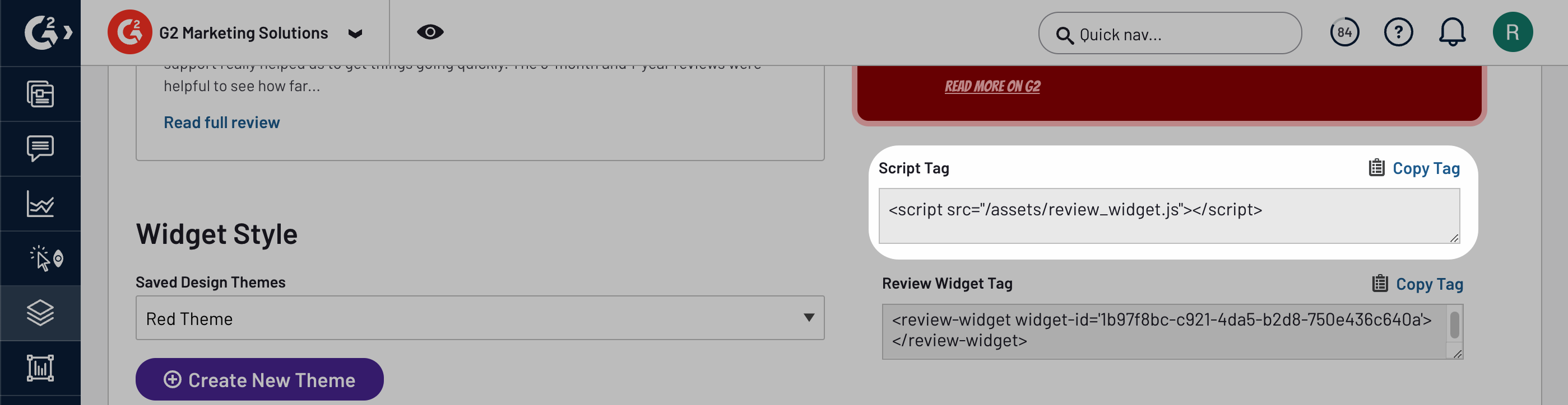 image showing script tag