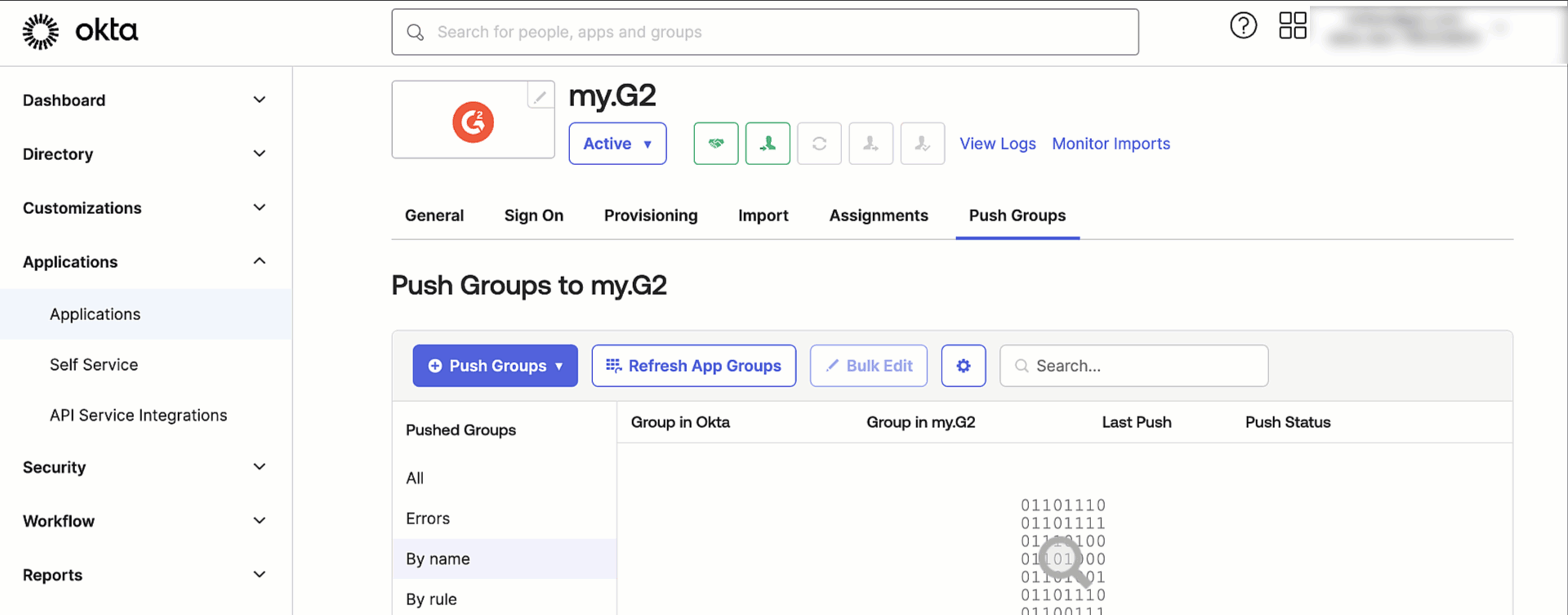 How to import groups in Okta.