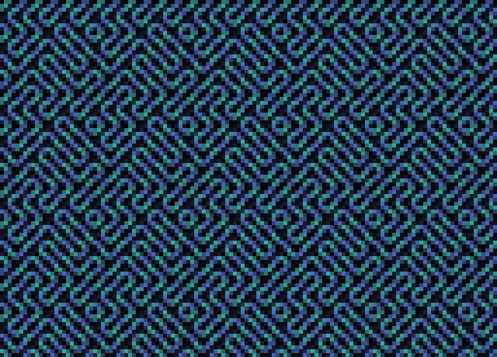 Truchet weave