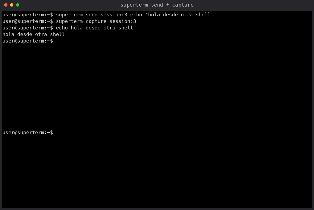 Send and capture round-trip