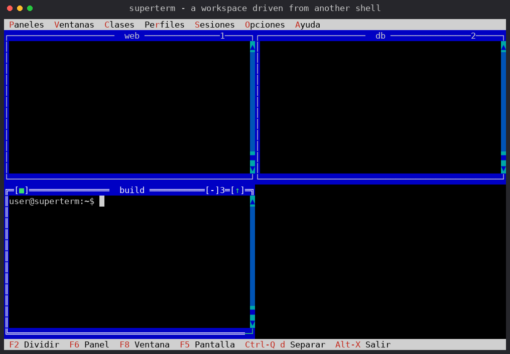 A workspace driven from the CLI