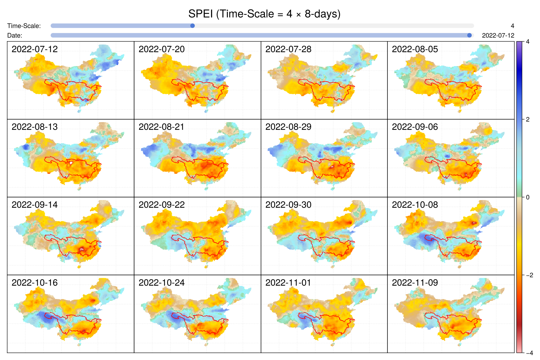 ChinaDrought_2022_SPEI 4×8-days.png