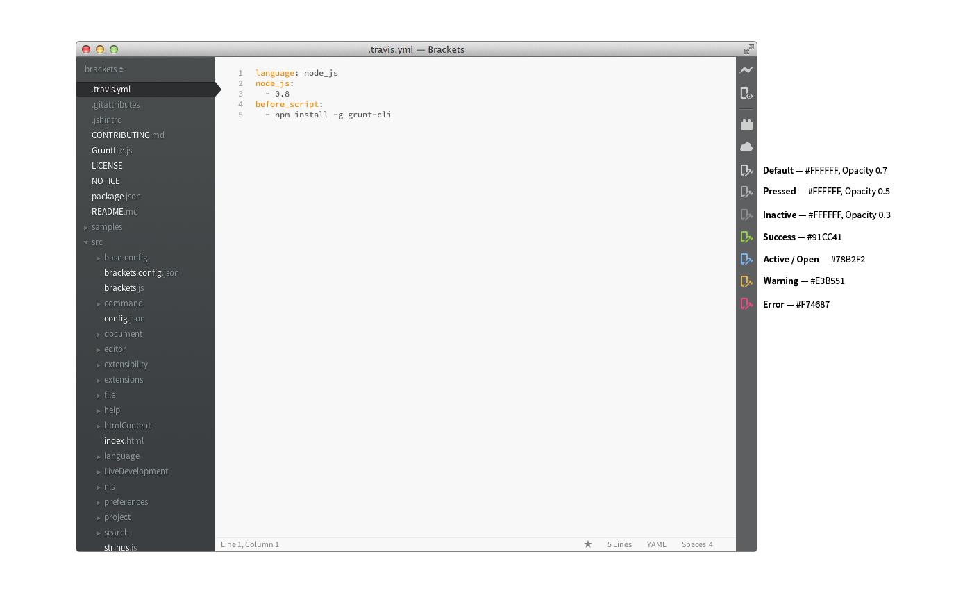 Extension State Example