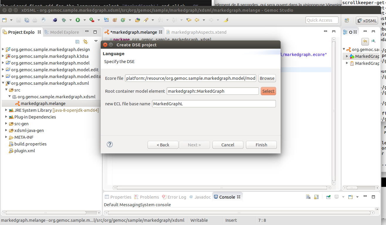 Initializing the DSE project