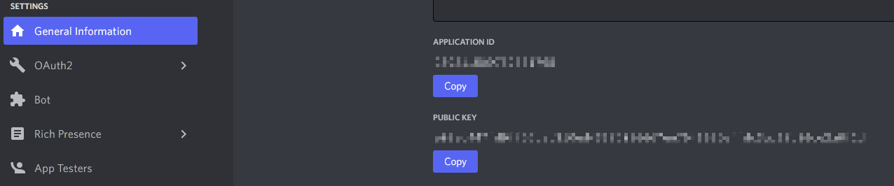Application Id & Key