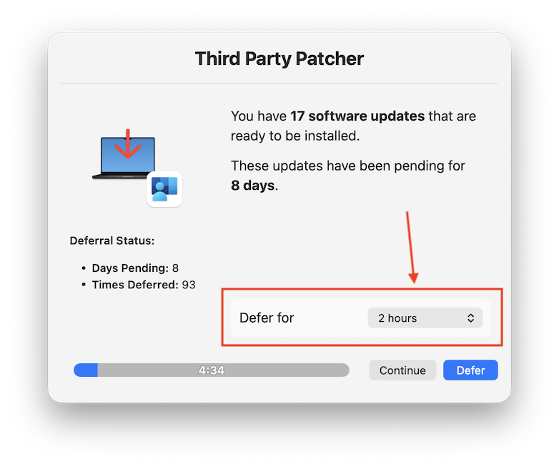 deadline swiftdialog deferral time