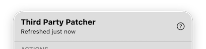 PatcherMenu header