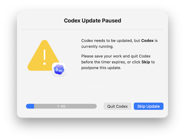 Blocking process prompt