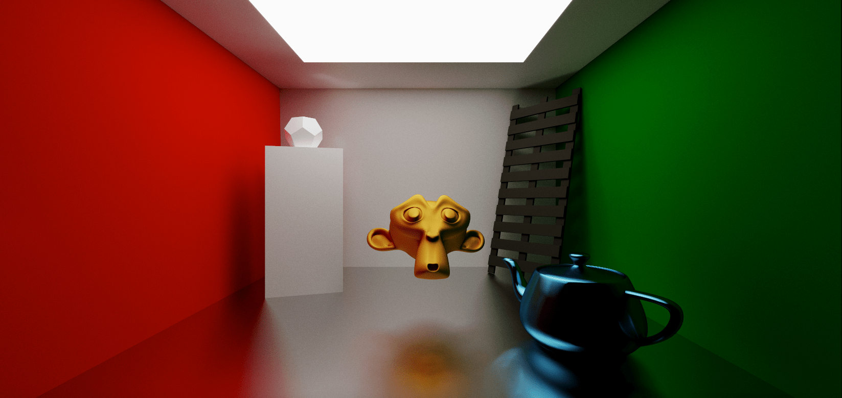 Front render of the WebGPU pathtracer